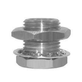 Beduan 1/4" NPT Stainless Steel Female Bulkhead Coupler Thru-bulk Pipe Fitting (Full Female Thread, Pack of 2)