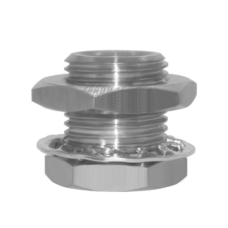 Beduan 1/4" NPT Stainless Steel Female Bulkhead Coupler Thru-bulk Pipe