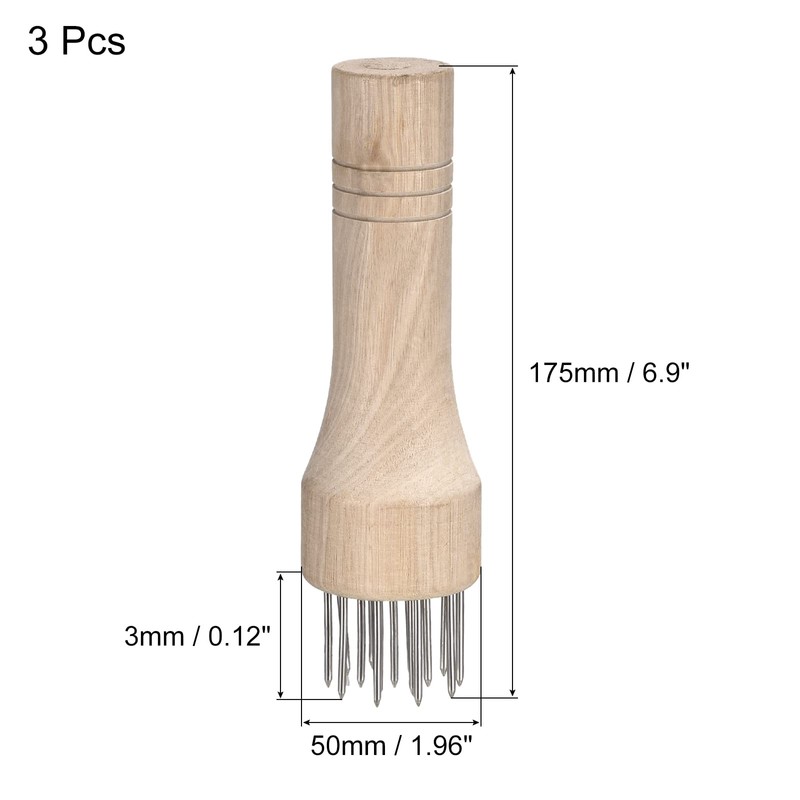 sourcing map Stainless Steel Meat Tenderiser Meat Hammer Needle Nails