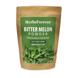Bitter Melon Powder Karela Powder Rich in Vitamin C Non GMO, Vegan 230 GMS