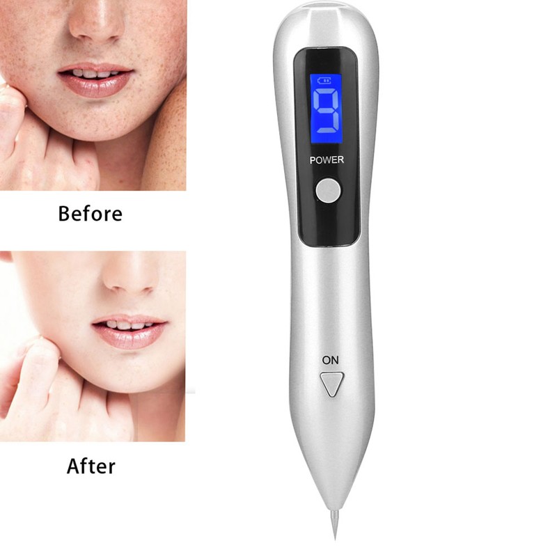 USB LED Freckle Skin Spots Mole Removal Pen Beauty Skin
