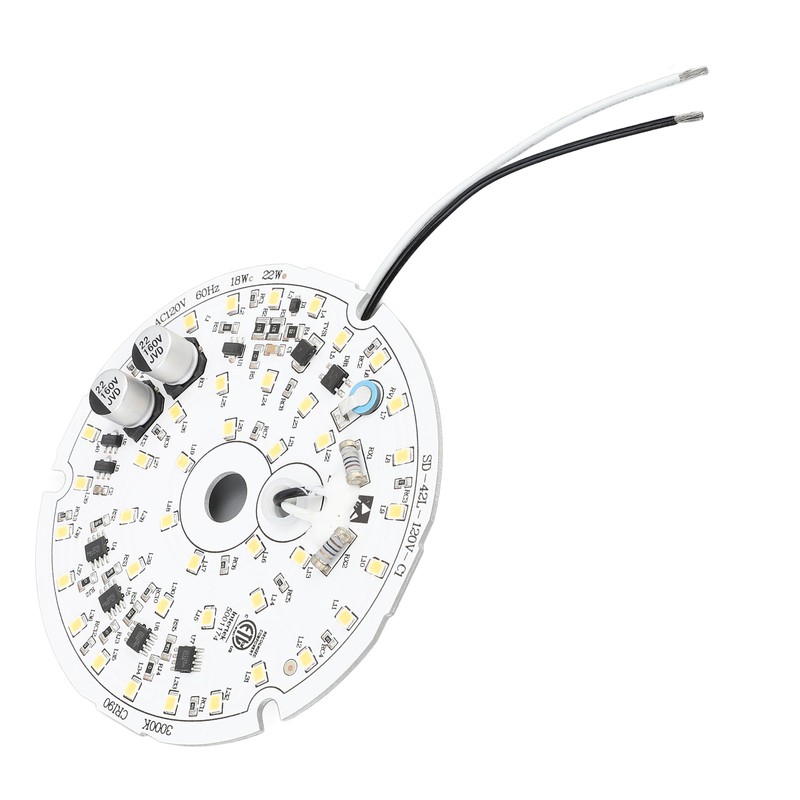 Ceiling Fan Light Replacement Panel 3.93inch Led AC120V 18W 2000LM