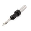 Sourcingmap 5mmx12mm Woodworking Boring Round Shank Tapered Countersink Drill Bit
