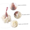PACKOVE 1Pc Ice Cream Shape Bath Loofah Ball Exfoliating Shower