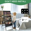 Eastern Tree Metal Pegboard Display Stand with 10 Hooks, Pegboard