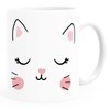 MoonWorks® Plastic Cup Children Cat Face Animal Motif Gift for