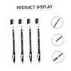FOMIYES 4pcs Eyebrow Makeup Pencils Sharpener and Dual-ended Brush for