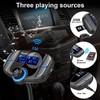 (Upgraded Version) Bluetooth FM Transmitter, Sumind Wireless Radio Adapter Hands-Free