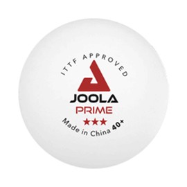 Joola Unisex PRIME table tennis balls, white, one size, 3-pack