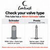 Contrast 26 Inch Bike Inner Tubes, Pair, 1.75-2.10, 40mm Schrader