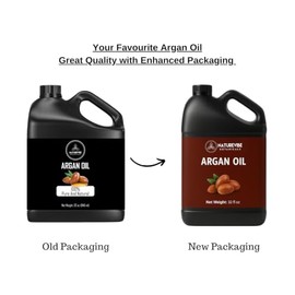 Naturevibe Botanicals Argan Oil 32 Ounces 100% Pure & Natural Morocco Oil | Cold Pressed | Great for Skin, Nails & Hair | Non-Greasy Body Oil | Face Moisturiser (946 ml)