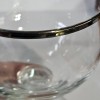 Chimay Lot of 2 Chimay Brewery Stemmed Silver Rimmed Trappist