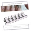 WOONEKY Nail Art Tools 12pcs Manicure Fixing Clip Set Nail
