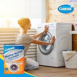 Carbona® Washing Machine Cleaner | Eliminates Odor & Residue | 3 Count, 1 Pack