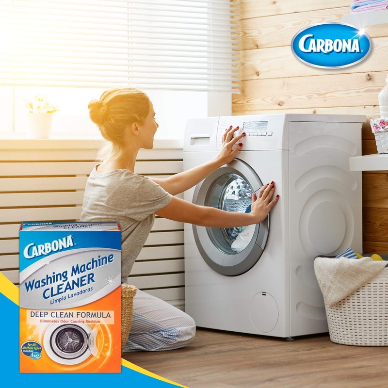 Carbona® Washing Machine Cleaner | Eliminates Odor & Residue |