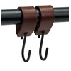 Brute Strength - S Hook with Leather Loop - Brown