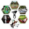 Hammock Hanging Kit,Hanging Chair Hardware 360°Rotating 1200 lb Capacity Hammock