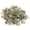 Haobase 100 PCS 10mm Leathercraft DIY Silver Metal Punk Spikes