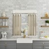 Archaeo Washed Cotton Small Window Twist Tab Cafe Curtains, 52"