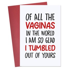 Hincoo Funny Mothers Day Card, Mothers Day Gifts For Mom, Funny Mother Card From Son, Kids, Daughter, Mom Cards from Husband