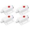 LT Easiyl Pack of 4 White Plastic Door Latch with