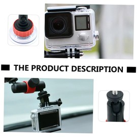 SHINEOFI Suction Camera Mount for Windshield Dashboard Durable Action Camera Holder Flexible Rotation for Multi Angle Strong Suction Cup Design for Secure Use