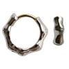 Sowi 308E0003 Bamboo Hoop Earrings (EC Mall Limited/Bamboo Motif), Stylish