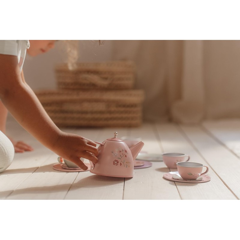 Little Dutch Fairy Garden 2013747 Tin Tea Set