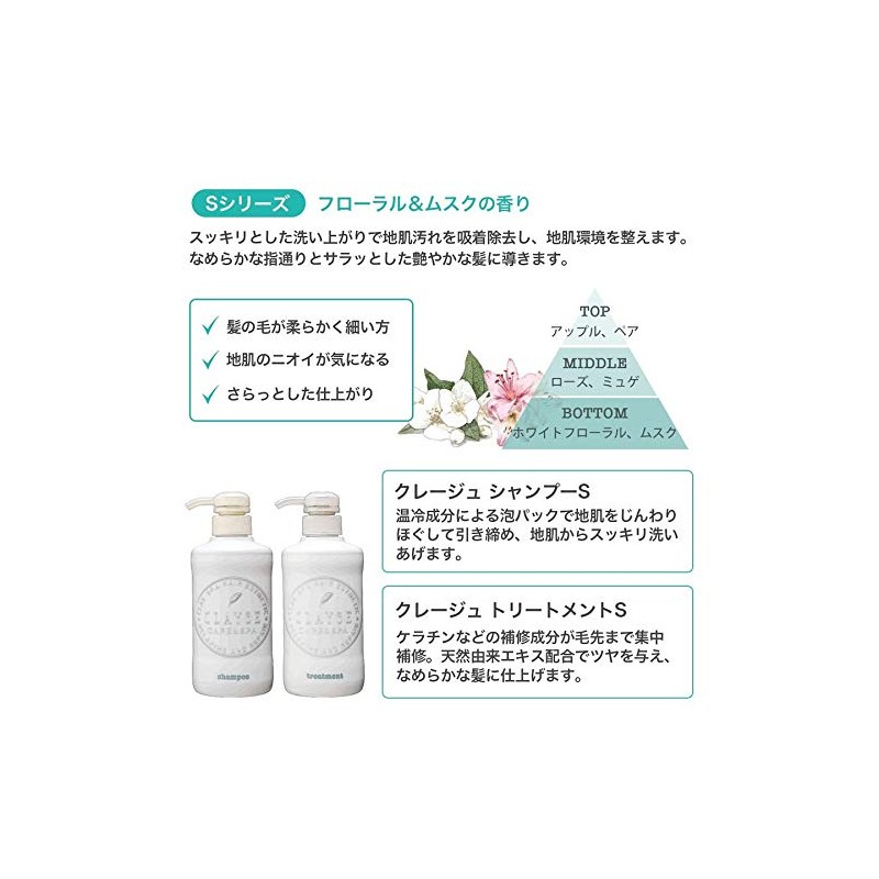 CLAYGE Treatment (S), 16.9 fl oz (500 ml), Hot and