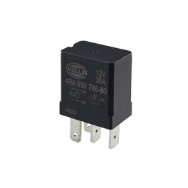 HELLA 933766801 Relay Micro Iso 4 Pole 12V Spst Res, Multi