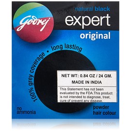 Godrej Natural Black Expert Powder Hair Color, 30 Gram