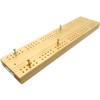Wooden British cribbage board - 30cm (12")
