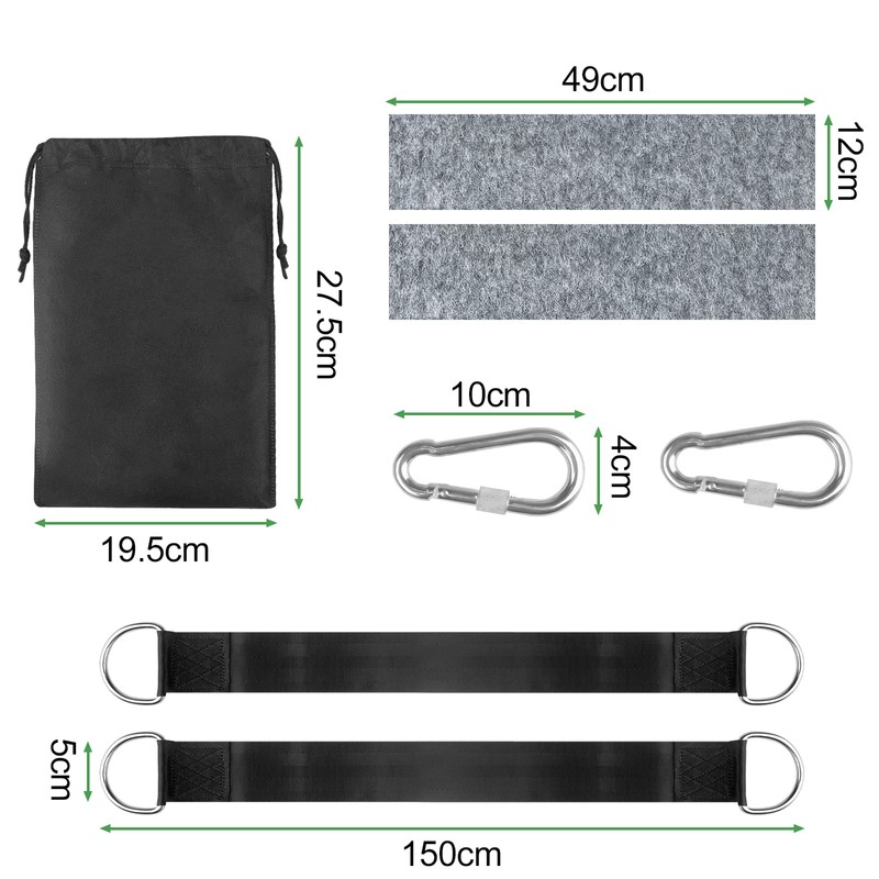 Fousenuk Swing attachment, hammock attachment, hanging chair attachment with tree