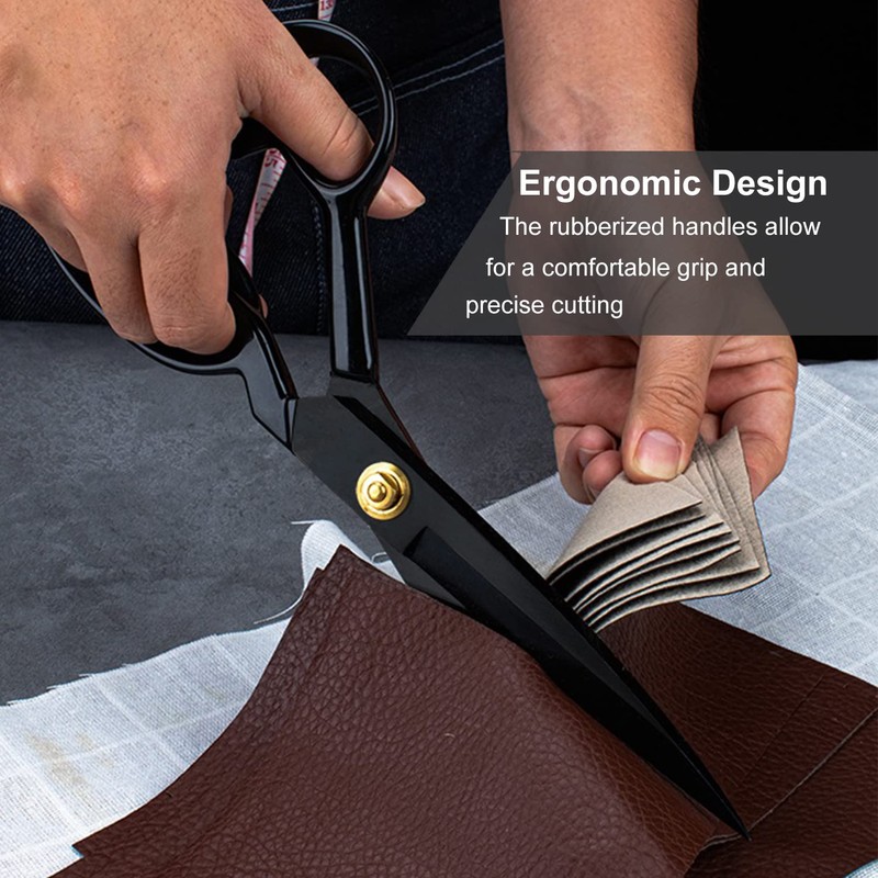 Premium Fabric Scissors Heavy Duty, Sharp All Purpose Scissors For