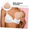 FRCOLOR Triangle Sponge Breast Pad for Removable Bra Insert Breathable