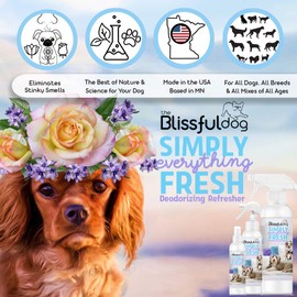 The Blissful Dog DEOSPRY-16OZ Simply Fresh Deodorizing Spray, 16 oz.