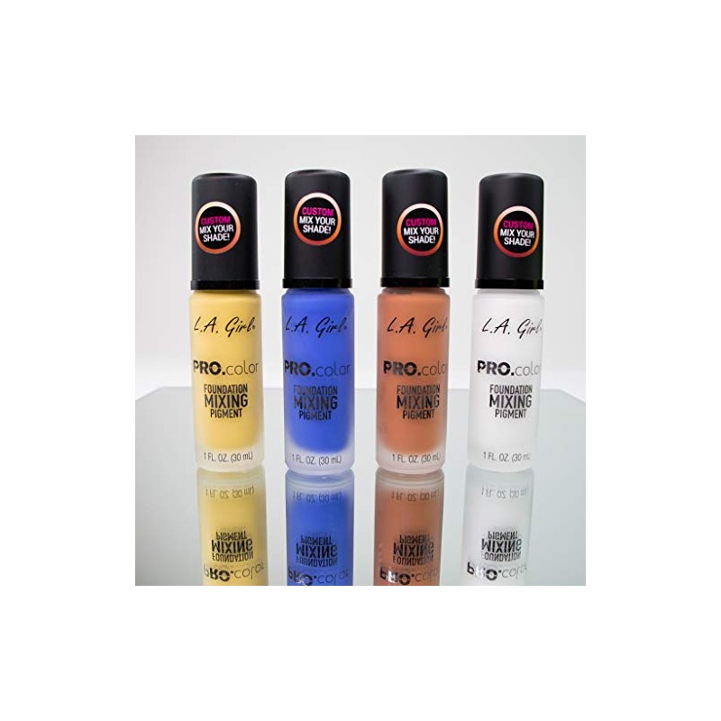 L.A. Girl - Pigmento mezclador Pro Matte, blanco, 1 onza