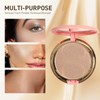 Bronzer Powder, Creamy & Highly Pigmented Formula, Long Wearing Bronzing