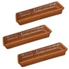 RT&BS 3pcs 10.6'' Wicker Bread Basket, Hand Woven Tabletop Food