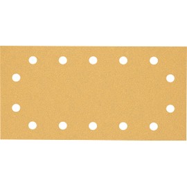 Bosch Professional Expert C470 Sandpaper with 14 Holes (for Hardwood, Paint on Wood, 115 x 230 mm, Grit 80, Orbital Sander Accessories), Pack of 10