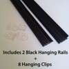 goKelvin 48 Inch Hanging Rails for Posters, Signs, and Maps