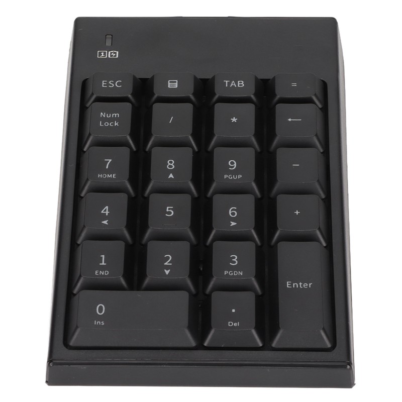Number Pad 2.4GHz Wireless 22 Keys Delay Free Portable Black