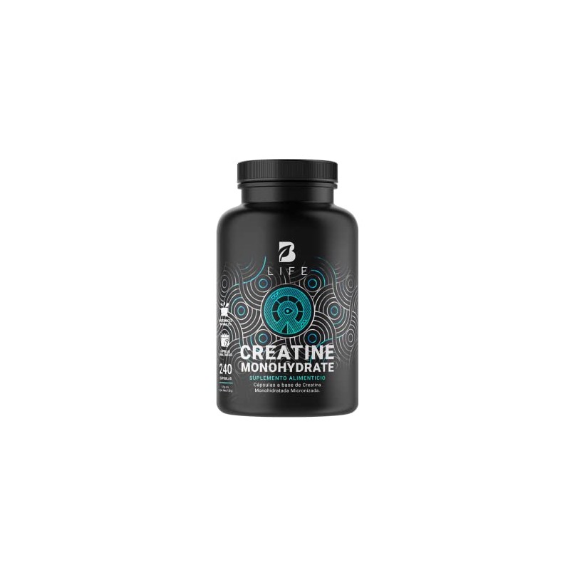 B Life Creatina Monohidratada Micronizada 240 cápsulas