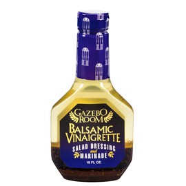 Gazebo Room Balsamic Vinaigrette Salad Dressing and Marinade 16 Oz (6 Pack)