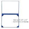 Tnghui Smooth Diploma Certificate Cover 8 1/2" x 11" Royal