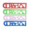 Transparent Ruler and Stencil (6" Rulers + Stencil (36 Pack))