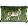 Riva Paoletti Cheetah Forest Cushion Cover - Green - Palm