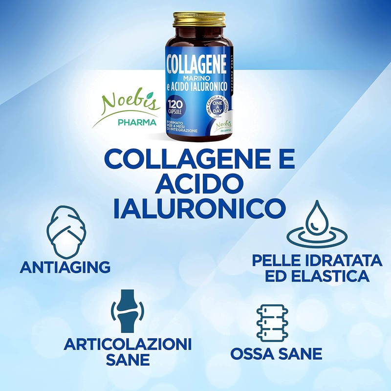 Collagene Marino e Acido Ialuronico: Integratore per Pelle, Ossa e