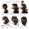Beautiful Hair KOEIDO Barrette with Chignon Net, Simple, Matte Black,
