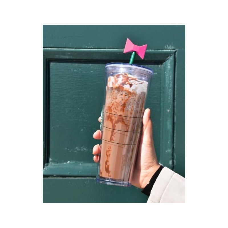 Pixie Tip Anti-Aging Straw Tip (Pink, Large)